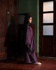Mini Purple Cowl kaftan