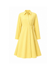 Soléa Shirt Dress - Lemon Butter