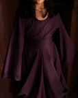 Mini Purple Cowl kaftan