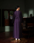 Purple Cowl Dress