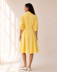 Soléa Shirt Dress - Lemon Butter