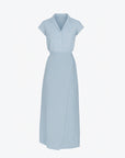 Baby Blue Wrap Dress