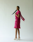 Crochet tassel crinkle Jacket