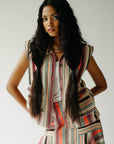 Jacket and skirt set in stripe tweed
