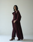 Tempo Maroon Three-Piece Set