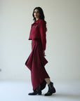 Hewn Carmine Two-piece Set