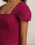 Smoked Rich Pink Dress