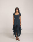 Smoked Rich Blue Dress