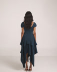 Smoked Rich Blue Dress