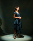 Smoked Rich Blue Dress