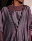 Purple Silken Set