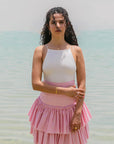 Fused Linen skirt