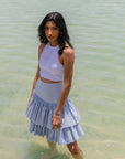 Fused Linen skirt
