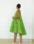 Voluminous Green Dress
