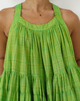 Voluminous Green Dress