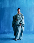 Aerial Long Kaftan Sage Green