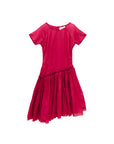 La nature Pink Gathered Dress