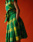 La Terre green Checks Set
