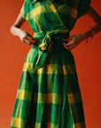 La Terre green Checks Set