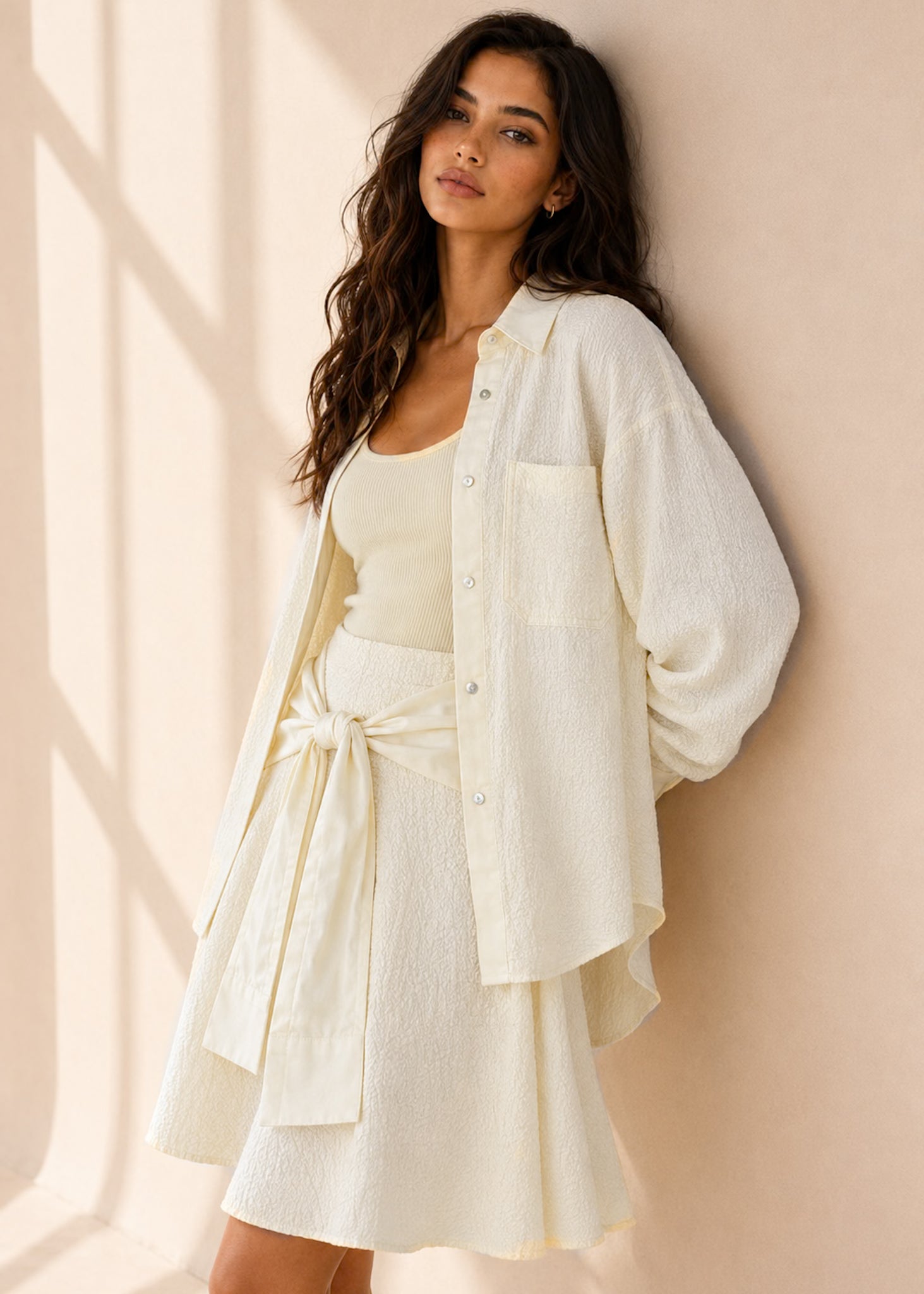 Ivory Tie Set
