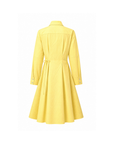 Soléa Shirt Dress - Lemon Butter