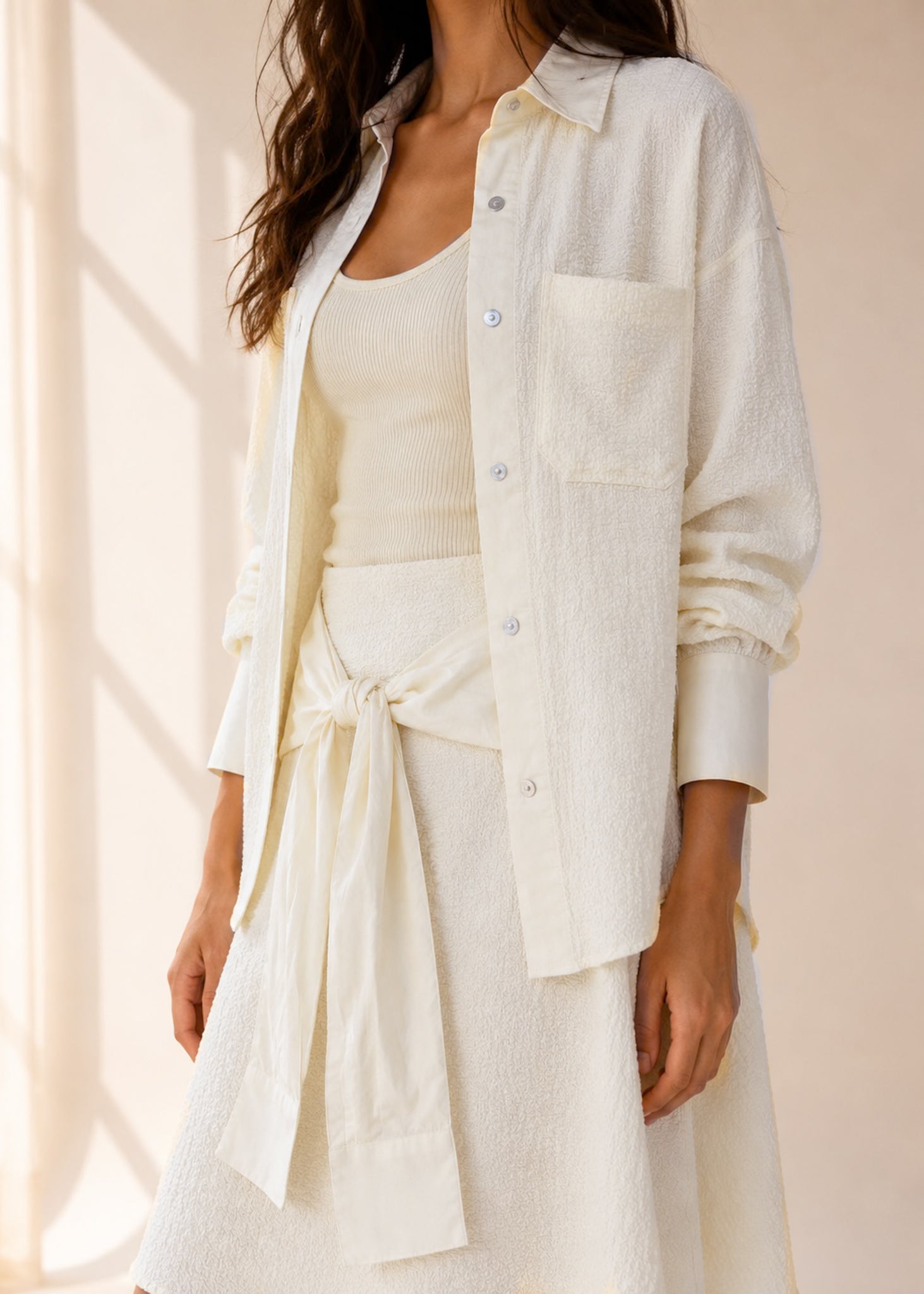Ivory Tie Set