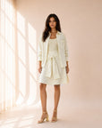 Ivory Tie Set