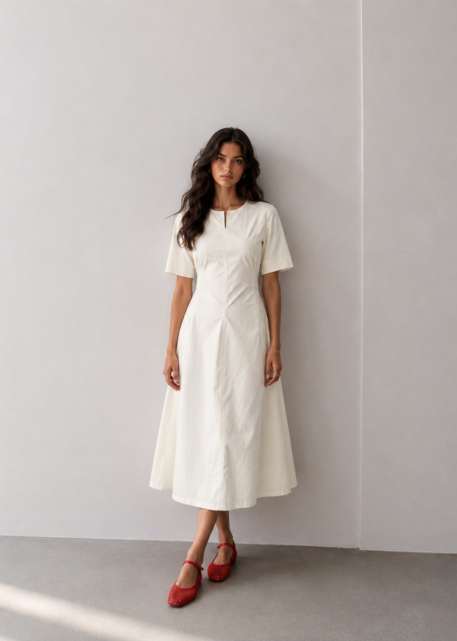 PHŪLA Signature Dress - Cream