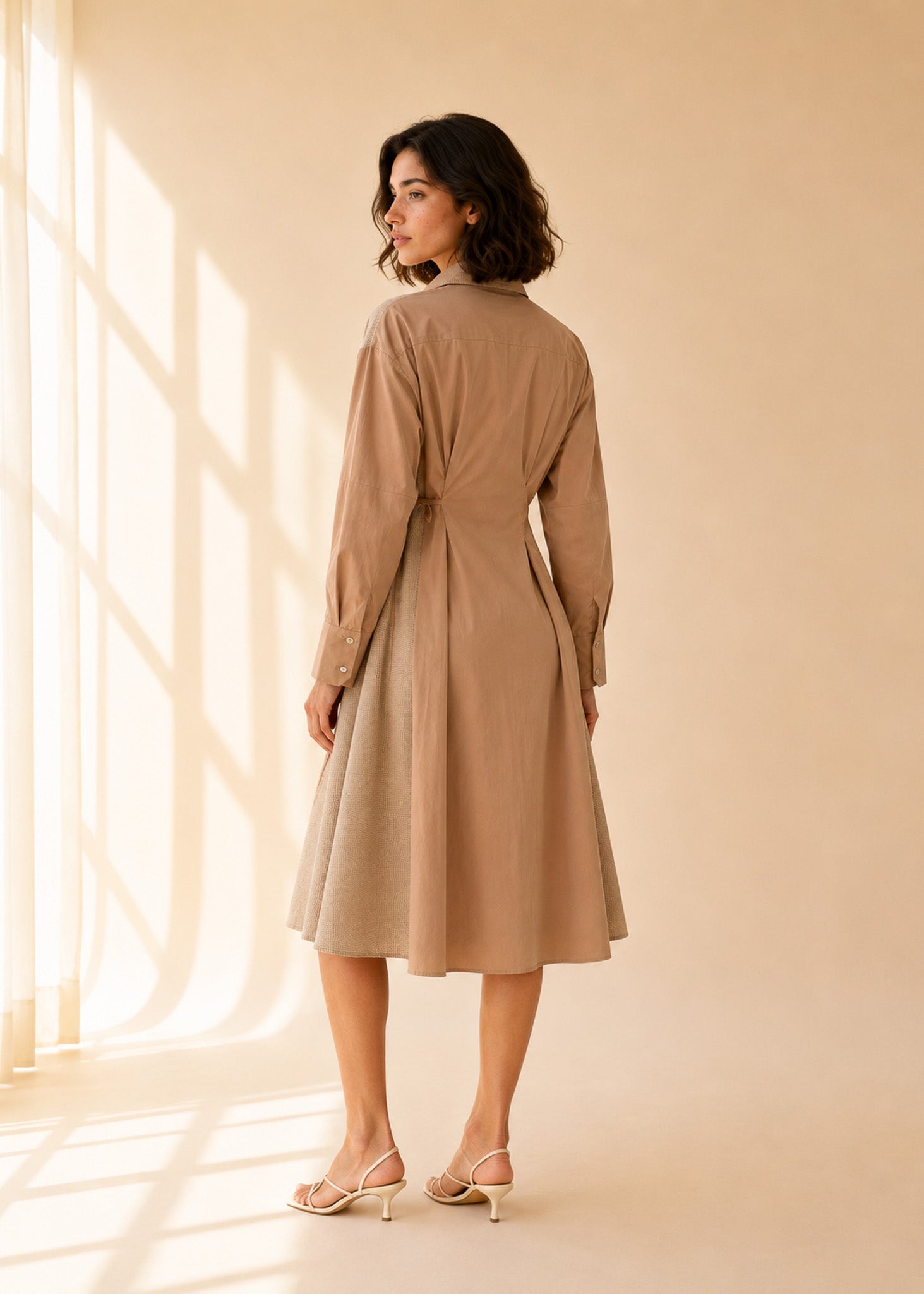 Soléa Shirt Dress - Toasted Beige