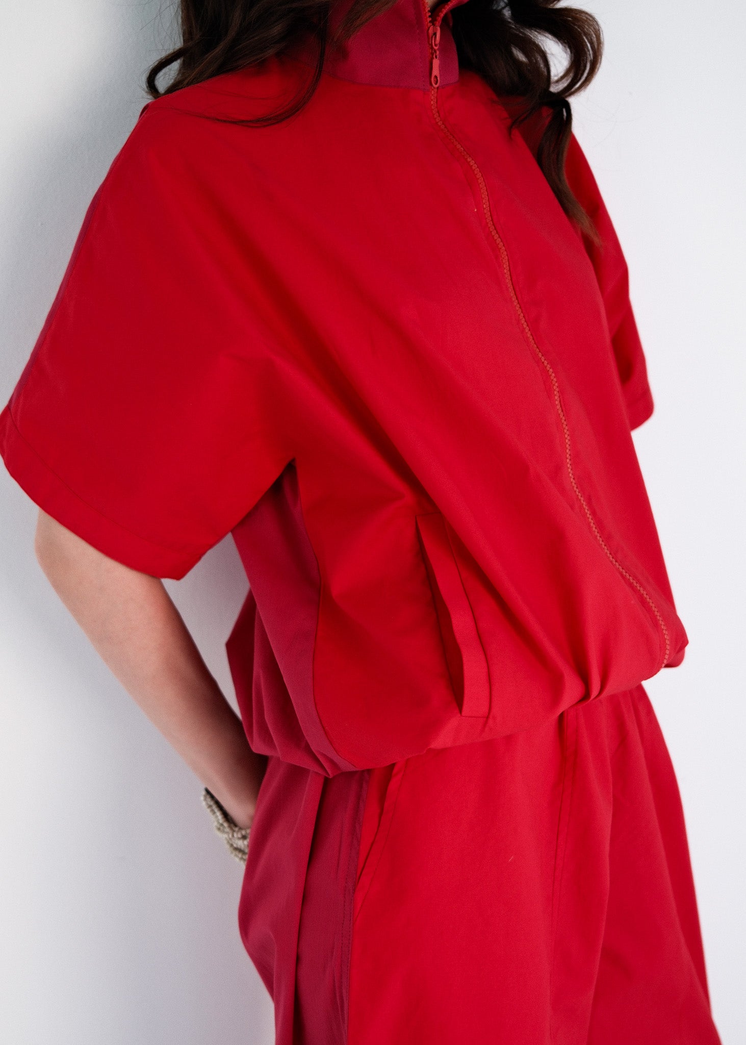 Dual Co-ord - Red/Pink