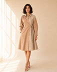 Soléa Shirt Dress - Toasted Beige