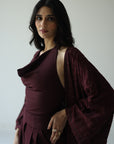 Tempo Maroon Three-Piece Set