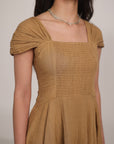 Smoked Dark Beige Dress