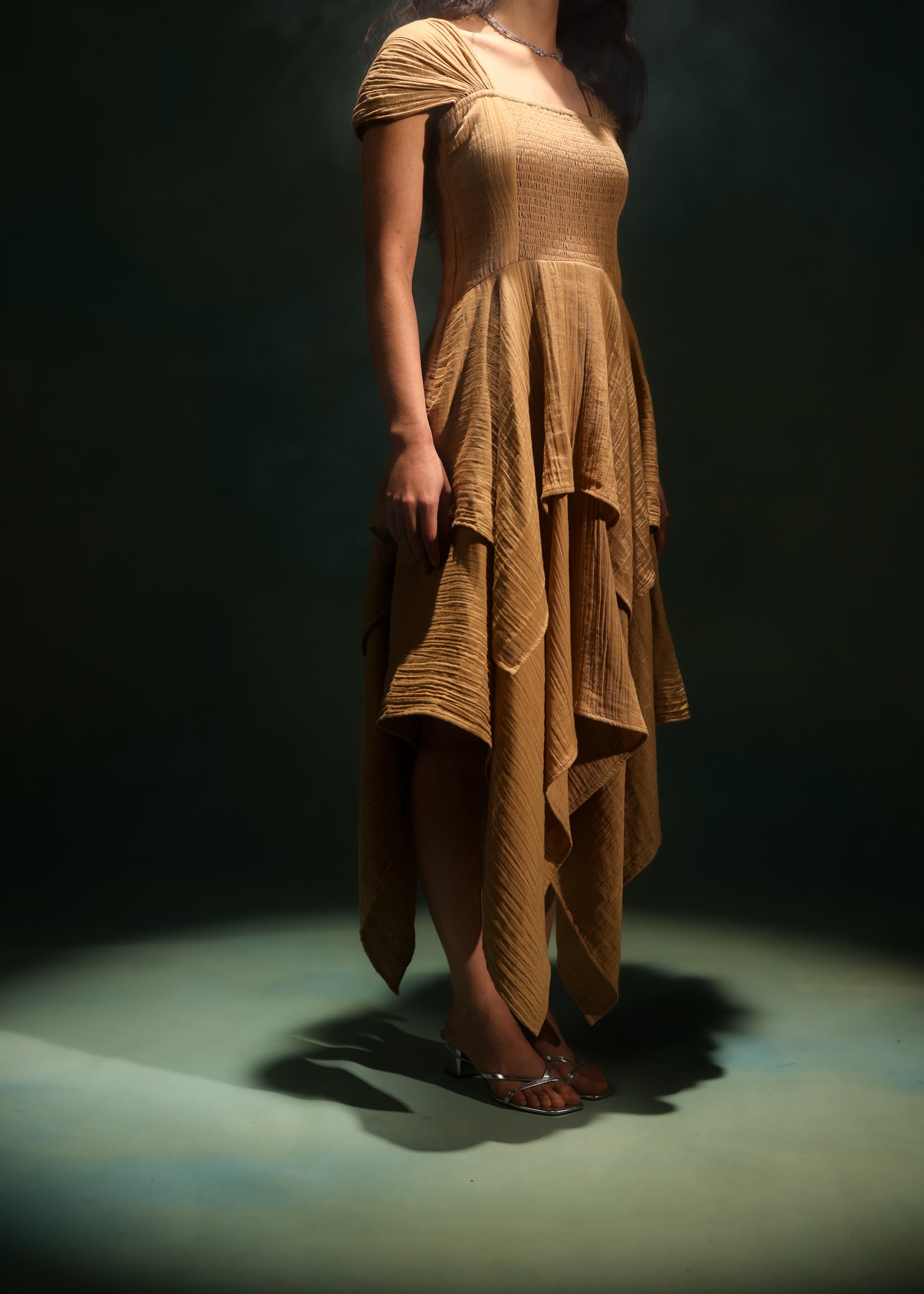 Smoked Dark Beige Dress