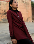 Affectionate Suede Blouse